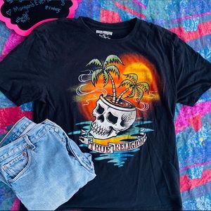 True Religion Skull Graphic T